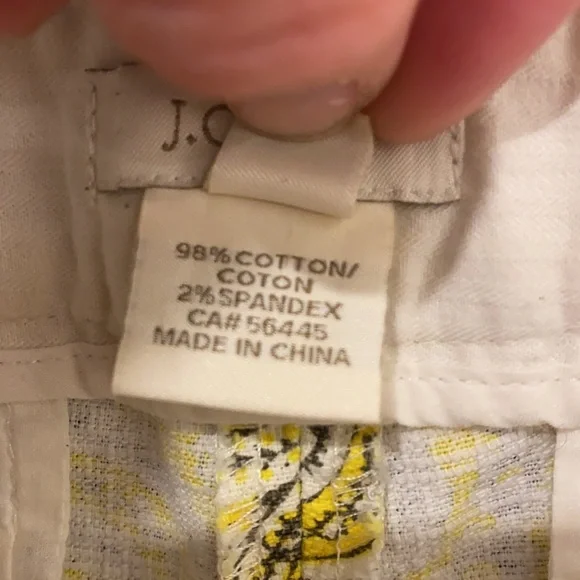 J. Crew Yellow Paisley Shorts - Picture 5 of 6